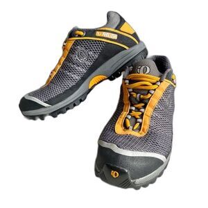 Pearl Izumi Cycling Biking Shoes Men’s 39 EU X-Alp Seek Gray Yellow Shimano Clip